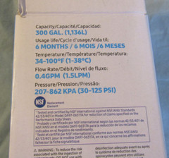 Genuine Samsung Refrigerator Water Filter Model HAFIN2/EXP HAFCU1/XAA