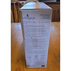 Vitapur water pitcher filter 8 cup capacity filter life indicator new open box