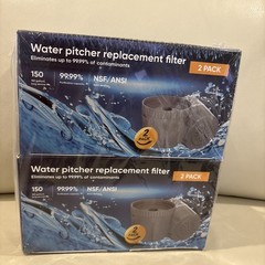 4-Filter Replacement For Nispira Epic Nano Water Pitcher 150 Gallons NSF New