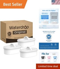 Efficient 3-Pack WD-PF-01A Plus Water Filter Replacements – Healthier Hydration