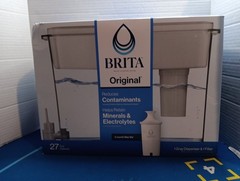 Brita Extra Large 27-Cup Filtered Water Dispenser with Filter – Gray