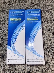 2 Icepure RWF2000A Refrigerator Water Filter Replacement Whirlpool Kenmore!