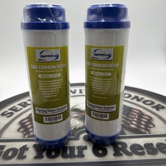 NEW 2 Pack iSpring 10″ GAC Granular Activated Carbon Filter Model FG15 Sealed