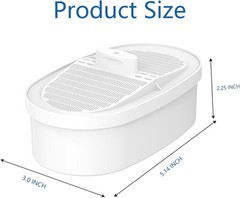Replacement Filter for All Waterdrop WD-PF-01A Plus, Reduces PFOA/PFOS, Chlor…