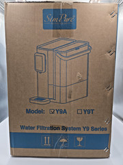SimPure Y9A Countertop RO Water Filter 300 GPD UV Alkaline pH+ 6-Stage Open Box