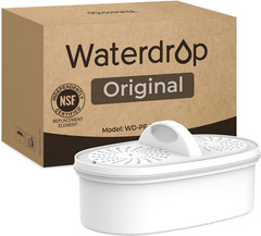 Waterdrop WD-PF-01A Plus Filter NSF Certified Reduces PFAS Chlorine 1 Pack