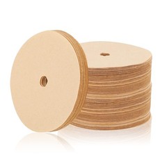 200Pcs Unbleached Percolator Coffee Filters, 3.75In Disposable 1, Brown