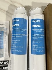 2 Pack BOGDA BO022 Water Filter Replacement for EPTWFU01, RWF5800A, 4562222