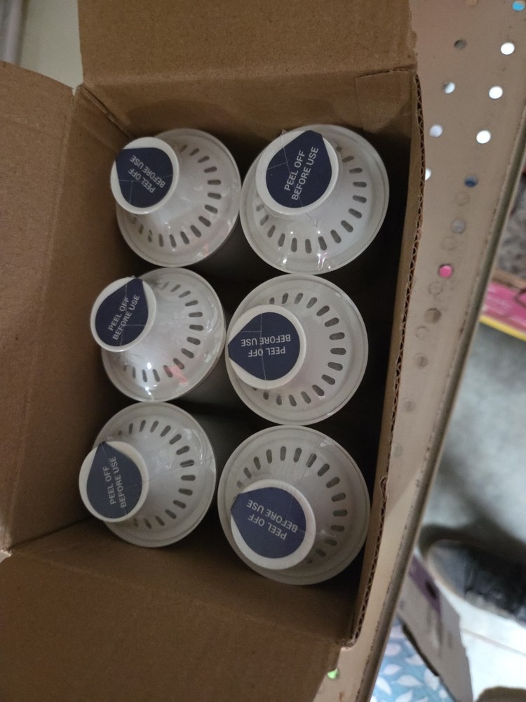 Aqua Crest -6 Filter Cartridges Brita Replacement Water Model AQK-CF06A (New)