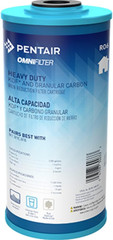 RO6 Carbon Water Filter, 10-Inch, Whole House Heavy Duty Big Blue KDF and Gra…