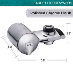 PUR PLUS Faucet Mount Filtration System, Chrome