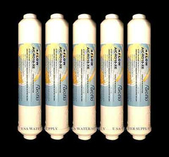 Post Inline Carbon GAC Water Filter 5 Pack T/33 Reverse Osmosis RO Ice