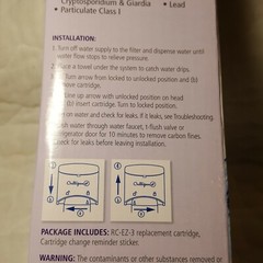 Culligan Easy Change RC EZ 3 Water Filter Replacement Cartridge ICEZ3 USEZ3RVEZ