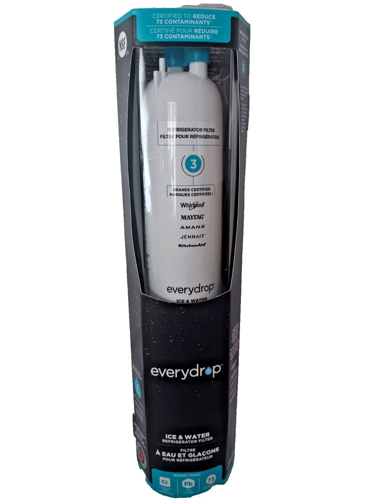 ΕVERYDROP REFRIGERATOR ICE & WATER #3 FILTER – ΕDR3RXD1 – NEW FACTORY SEALED