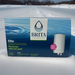 Brita ELITE Faucet Mount Replacement Filter 3 Cartridges Removes Lead & BPA Free
