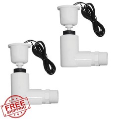 Dgfolurnt SS2 Float Switch L-Shape White 2 Pack