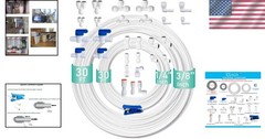 Food-Grade 1/4″ & 3/8″ Push-to-Connect Water Line Kits – Leak-Free Design
