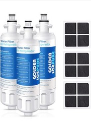 Fit For LG LT700P ADQ36006101 RWF1200A Water Filter Air Filter 3 Pack