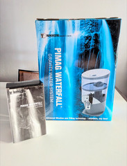 Nikken PiMag Waterfall Filtration System Gravity Alkaline Water Filter + Extras
