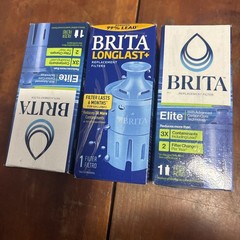3 Brita Elite Replacement Water Filter for Pitchers & Dispensers