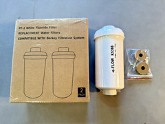 White Flouride Filter Replacement Water Filters Compatible With Berkey – 2 Pack