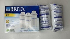 Lot of 5 Brita Replacement Water Filters 35503 – 3‑Pack + 2 Singles – New