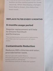 Novete RWF0F Refrigerator Water Filter 3 Pack EPTWFU01 PureSource Ultra II