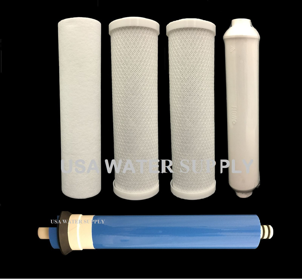 GREAT TAHOE GTS-550-USA RO 5 STAGE ANNUAL REPLACEMENT FILTER PACK 50 GPD