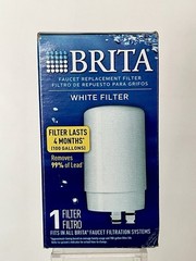 BRITA TAP WATER FAUCET REPLACEMENT FILTER ~ WHITE MODEL FR-2000 ~ NEW IN BOX