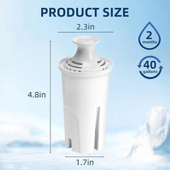 Water Filters Compatible for Britta 0B03 Classic 35557 Mavea 107007 12 Packs