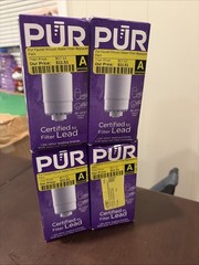 Lot of 4 PUR Model RF-3375 Faucet Mount Replacement Water Filter, White – NEW