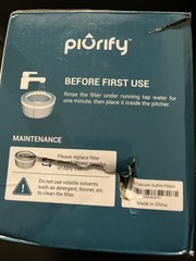 Plurify 3 Pack Calcium Sulfite Filters for Water Hydrogenator Pitcher