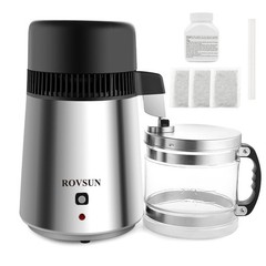 ROVSUN 1.1 Gallon 4L Water Distiller Stainless Steel 750W