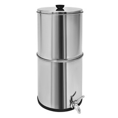 Countertop Water Purification System 8.5L Gravity-Fed Water Filter w/2 Filters