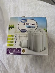 4 Pack Great Value Replacement Water Pitcher Filters Universal Ion Resin New USA