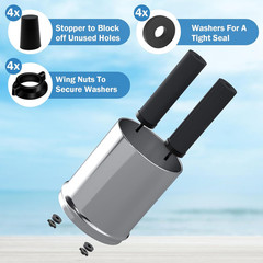 Replacement Kit for Berkey® Water Filter System Elements – 4 Wing Nut, 4 Washers