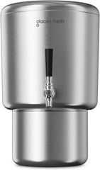 GLACIER FRESH 2.25G Stainless Steel Countertop Gravity Water Filtration System