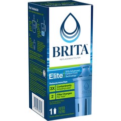 Brita 1-PACK ELITE REPLACEMENT FILTER | PITCHERS & DISPENSERS Water Filtration