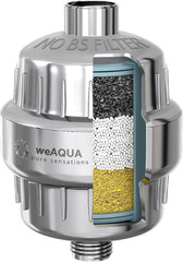 Heavy Duty NO BS Shower Filter – 99% Removal for Hard Water, Chlorine, Fluoride,