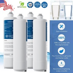 4PACK Refrigerator Replace Water Filter For 12033030 11025825 12028325 WFC100MF