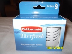 Rubbermaid 1J63 Filter Fresh Replacement for All Filtration Water Bottles 