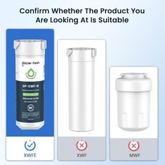 XWFE Water Filter for GE Refrigerators Pack of 2