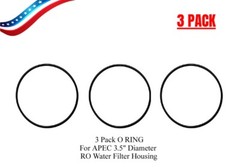 3 Pack – O-Rings for APEC 3.5″ Diameter RO Water Filter Housing