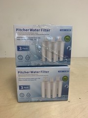 Replacement Filter Cartridge Refills 6 Pack – One Pack Open. See Photos
