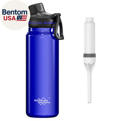 Filtered Water Bottle, C3 Water Bottle Filter with Replaceable ACFX2 Filter Car