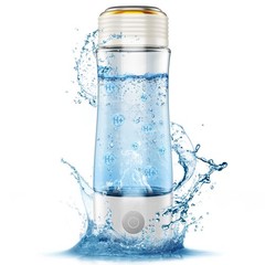 Hydrogen Water Bottle, Up to 2300ppb Molecular Hydrogen Water Machine with Ad…