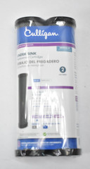 Culligan Under Sink Replacement Cartridges 2 Pack Universal Fit D-10A 5 Micron