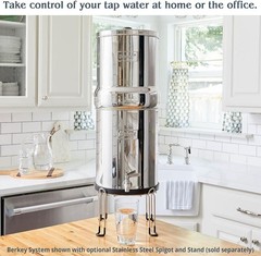 Big Berkey Gravity Fed Water Filter 2.25 Gal Stainless