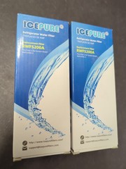 2 New~ Sealed~ Ice Pure Refrigerator Water Filter RWF5200A.