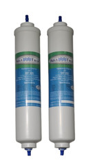 Aqua Fresh WF300 For GE GXRTDR In-Line Icemaker Refrigerator Water Filter 2 Pack